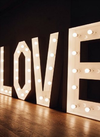Giant Letters & Love Signs