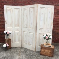 Trio White Door Backdrop