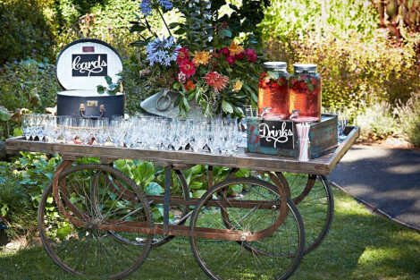 Rustic Market Cart - Natural
