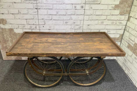 Rustic Market Cart - Natural
