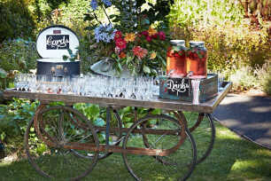 Rustic Market Cart - Natural