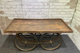 Rustic Market Cart - Natural