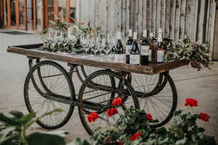 Rustic Market Cart - Natural