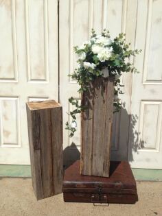 Rustic Aisle Plinths 