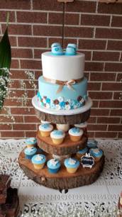 Wood 3 Tier Cake Stand