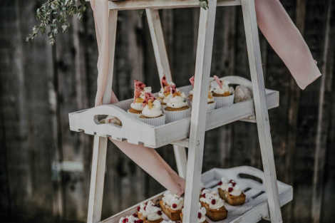 Small Ladder Food Stand