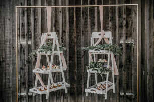 Small Ladder Food Stand