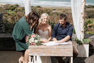 White-Wash Signing Table
