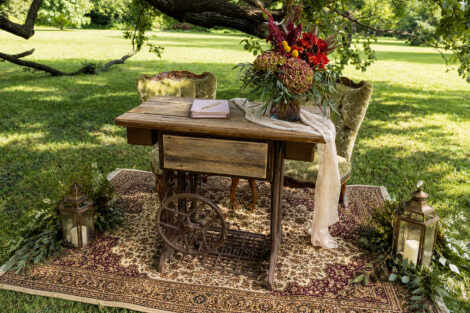 Vintage Sewing Table