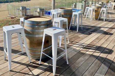 White Tolix Bar Stools