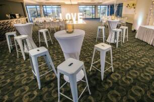 White Tolix Bar Stools