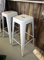 White Tolix Stools