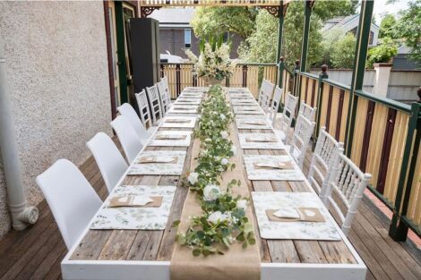 Rustic Trestle Table