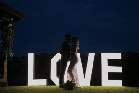 Giant LOVE Letter Lights 1.2m