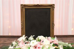 Vintage Gold Frame Blackboard