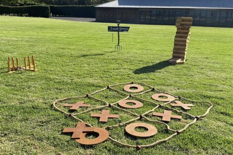 Lawn Games Pitch Fork Sign