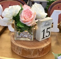 White-Wash Table Numbers