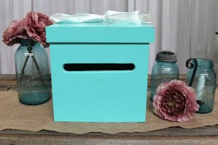 Tiffany Blue Wishing Well Box