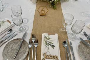 Hessian Table Runner