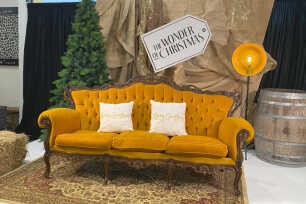 Vintage Couch - Gold