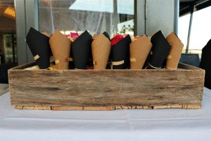 Rustic Rose Petal Holder