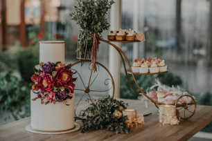 Vintage Bicycle Cake Stand