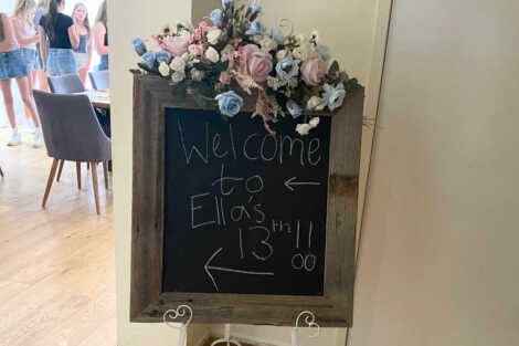 Rustic Frame Blackboard - Medium