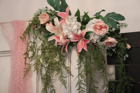 Hanging Artificial Flower Arrangement - Ella