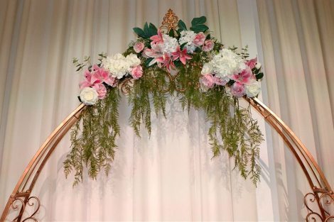 Hanging Artificial Flower Arrangement - Ella