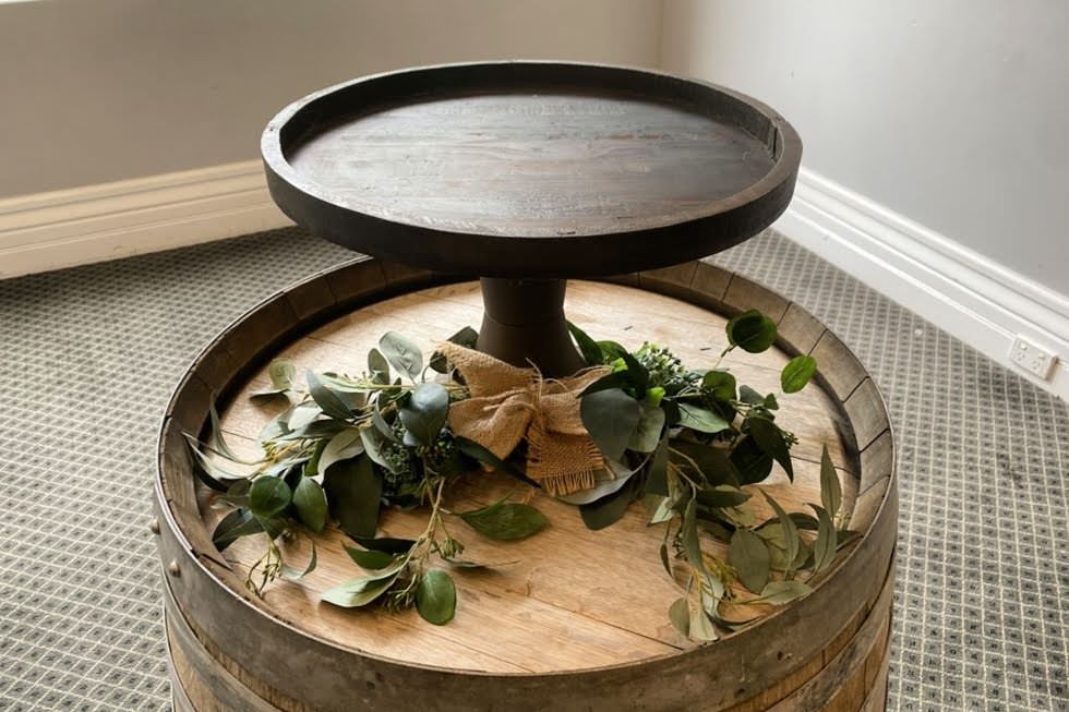 Rustic Cake Stand 40cm Country Charm Event Hire