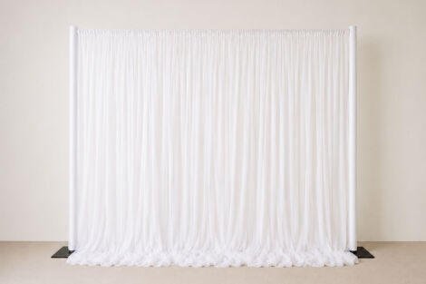 Tulle Layered Drape Backdrop