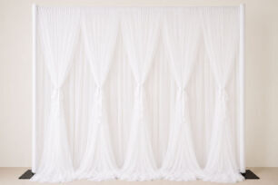 Tulle Layered Drape Backdrop