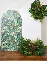 Faux Jungle Foliage Arrangement (Set of 2)