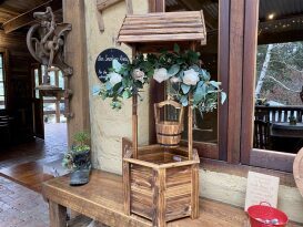 Traditional Wishing Well - with Flowers