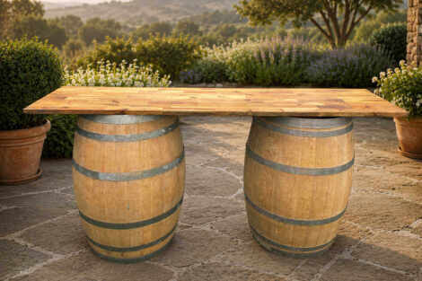 Wine Barrel Bar - Medium