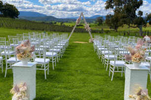 White Tiffany Chair with Cushion