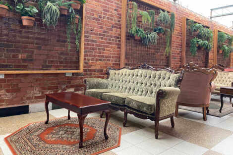 Brown Vintage Coffee Table - Alice