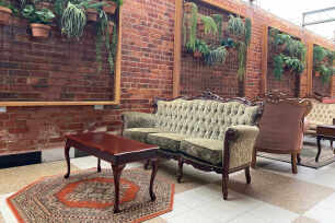 Brown Vintage Coffee Table - Alice