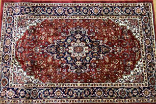Burgundy Persian Rug - Stamford