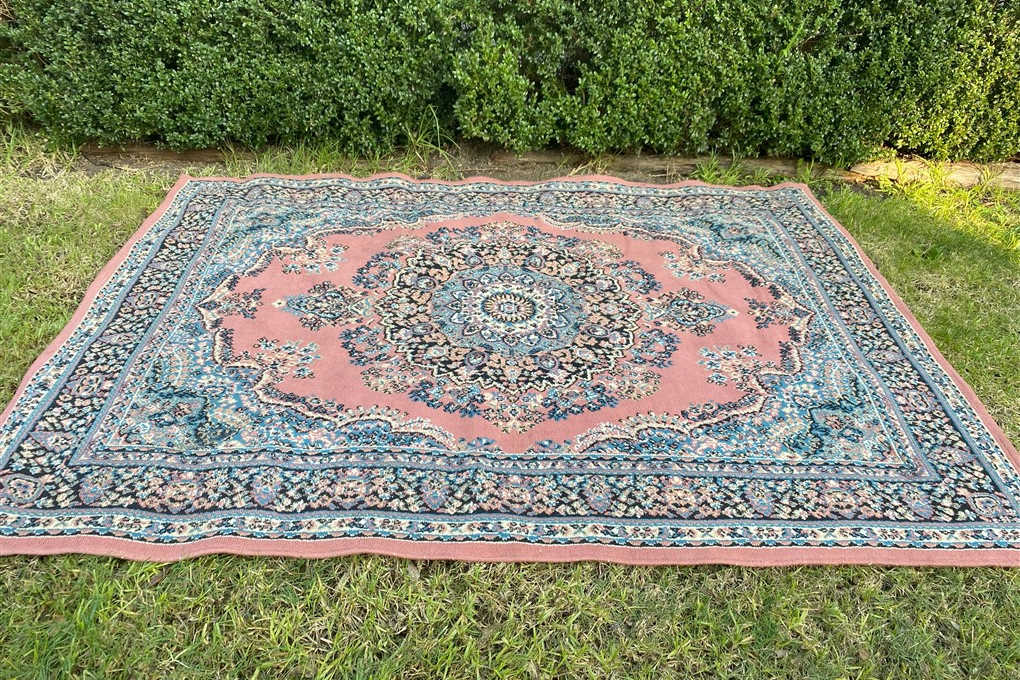 Pink Vintage Rug (Hire) Melbourne Wedding & Events Country Charm