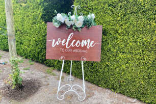 'Welcome to Our Wedding' Sign 