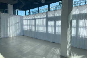 White Curtain Backdrop - 12m