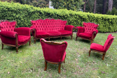 Vintage Furniture Red - 5 Piece Package