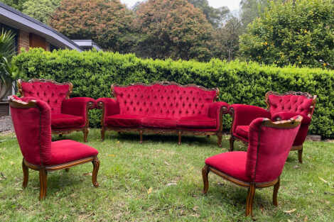 Vintage Furniture Red - 5 Piece Package