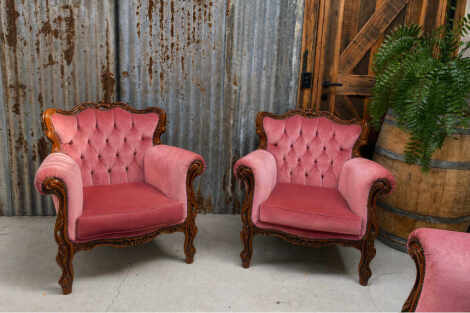 Vintage Armchair Pink