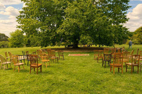 Mix Matched Wooden Chairs