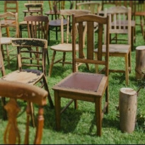 Mix Matched Wooden Chairs