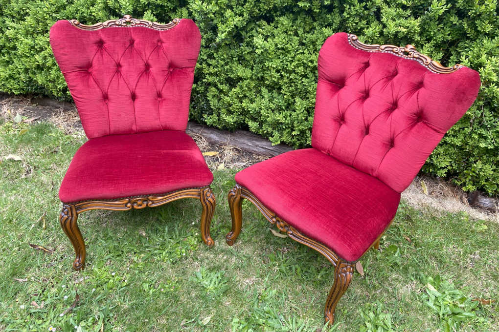 Red vintage chair 2025