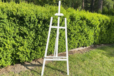 White Wooden Easel