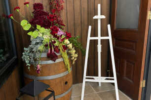 White Wooden Easel - 1.5m